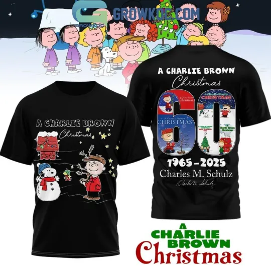 Discover A Charlie Brown Christmas 60 Years 1965 2025 Shirt