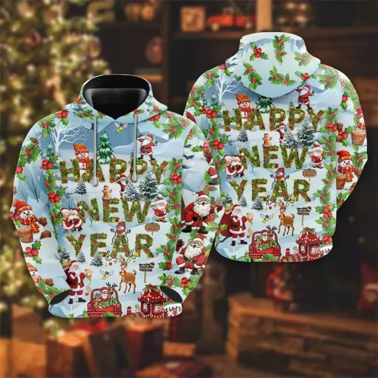 Discover Funny Christmas 3D Hoodie – Unisex Pullover, Reindeer Print Festive Holiday