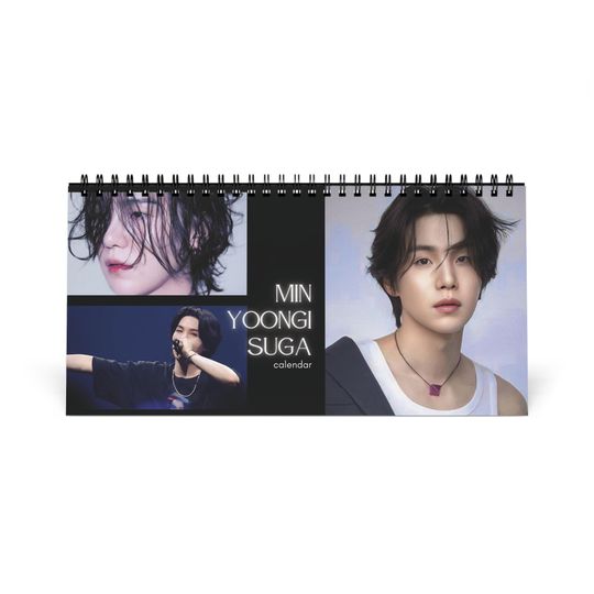 SUGA BTS Desk Calendar 2026, Kpop BTS, Army Gift, Min Yoongi, August D