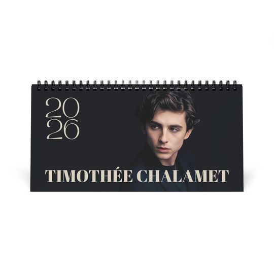 Discover 2026 Desk Calendar Celebrity Monthly Planner Minimalist Home Office