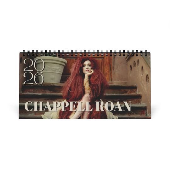 Discover 2026 Desk Calendar - Celebrity Monthly Planner, Minimalist Home Office Decor