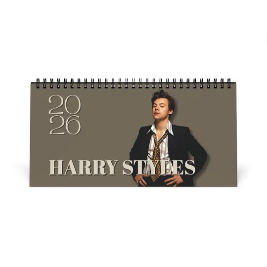 Discover 2026 Desk Calendar: Celebrity Monthly Planner, Minimalist Home Office Decor