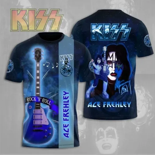 Discover R.I.P Ace Frehley Graphic 3D T-Shirt Cotton Unisex All Size T-Shirt