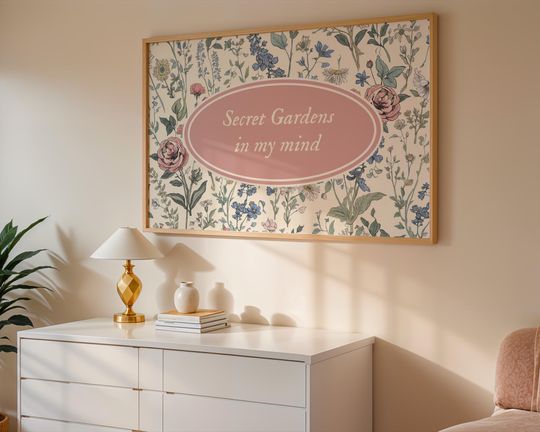 Discover Taylor Print | I hate It here Digital Print | Music Art | Floral Pattern Print | Aesthetic Print | Home Decor | Girly Print | Coquette