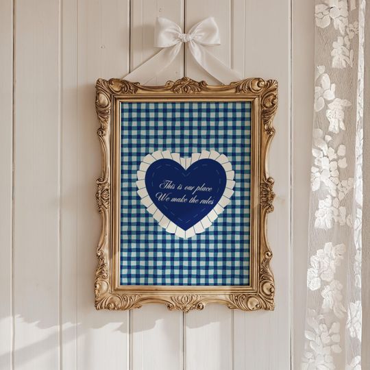 Discover Our Place Print Taylor Inspired Poster Blue dormroom decor Taylor bedroom print New Home gift We Make The Rules Print Taylor dorm printable