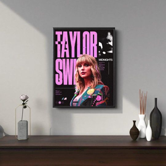 Vintage Taylorr Swifts Poster: Luxury Fashion Wall Art