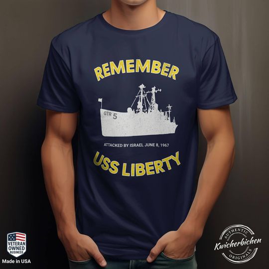 Discover USS Liberty Vintage Style Distressed Unisex T-shirt Gift for Men or Women, USS Liberty Memorial Shirt, Navy Veteran