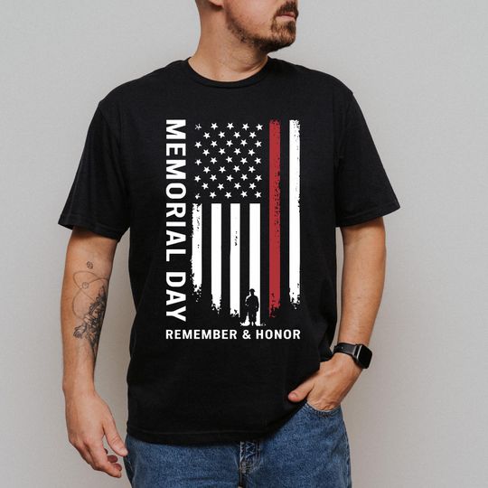 Discover Memorial Day USA Flag Tee: Veteran Tribute Shirt