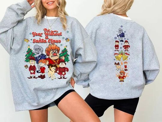 Discover Vintage 'The Year Without Santa' Sweatshirt - Retro Christmas Movie Tee