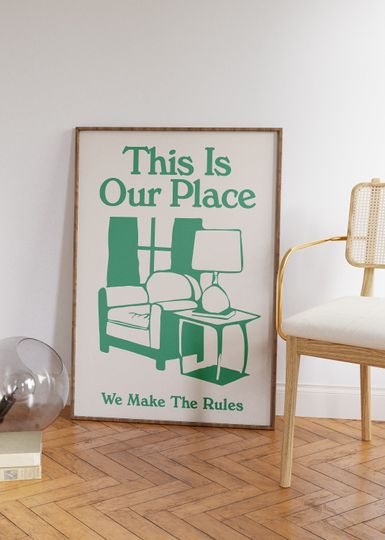 This is our place, Lover Taylorr Swifts Poster, Song Lyric Wall Art,  Art Print, Taylorr Swifts Art Prints, Taylorr Swifts Merch