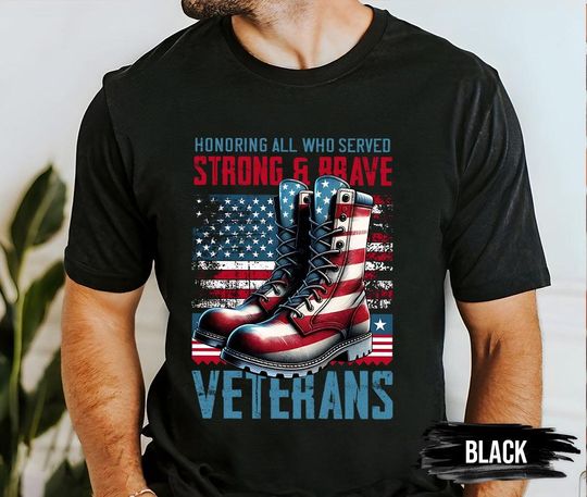 Discover Honoring All Who Served Thank You Veterans Day American Flag Shirt, veteran gift, USA Flag Shirt, Army Husband Gift, Proud Veteran Shirt