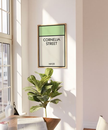 Cornelia Street Monopoly Art Print, Green Monopoly Card, Taylorr Swifts Poster,  wall art print, Taylorr Swifts Lover Era