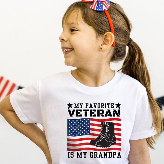 Discover Personalized Veteran's Day T-Shirt: Gift for Grandpa/Grandma
