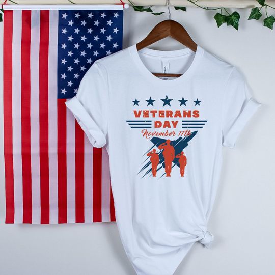 Discover Veterans Day Shirt: American Military Family Gift
