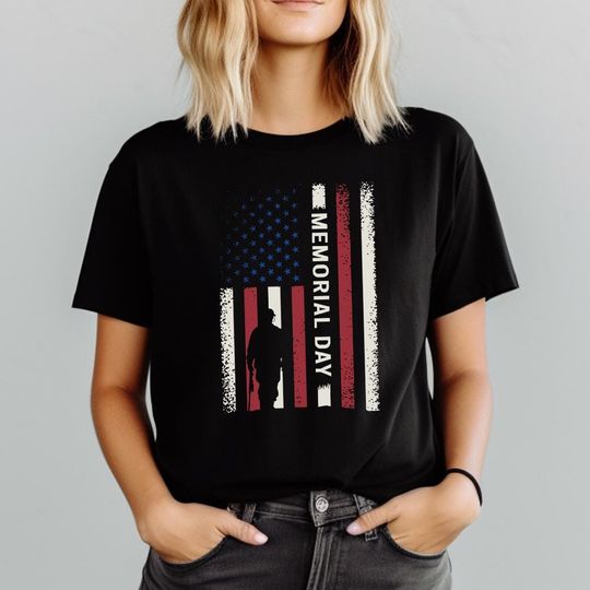 Discover Memorial Day Shirt, Thank You Veterans Shirt, Patriotic American Flag Shirt, Army Shirt, Heart Memorial Day Shirt, American Flag Shirt, K22