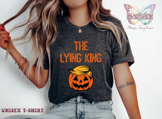 Discover The Lying King Shirt: Anti Fascism Political Tee