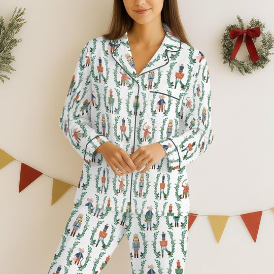 Discover Nutcracker Women Pajamas Set, Christmas Nutcracker Pjs, Nutcracker Lover Gift, Christmas Gift For Her