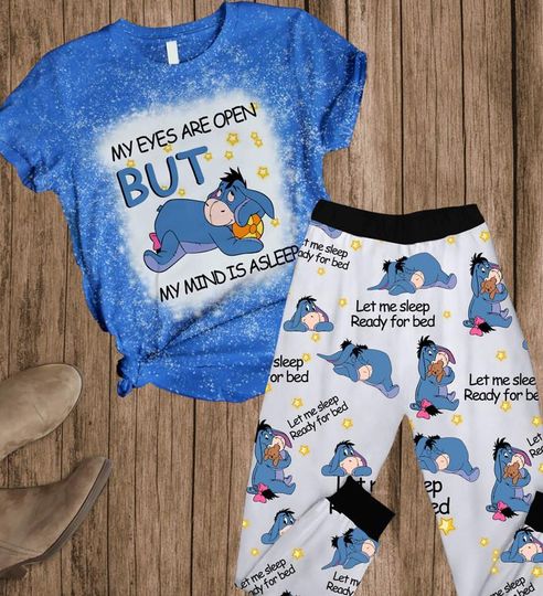 Discover Eeyore Christmas Pajamas Set, Winnie The Pooh Xmas Pajamas, Disney Holiday Pajamas, Pooh Bear Xmas Pajamas, Xmas Party Gift