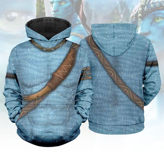Discover Na'vi 3D Hoodie, Avatar Cosplay Costume, Disney Animal Kingdom Hoodie, Disney World, Disneyland Hoodie
