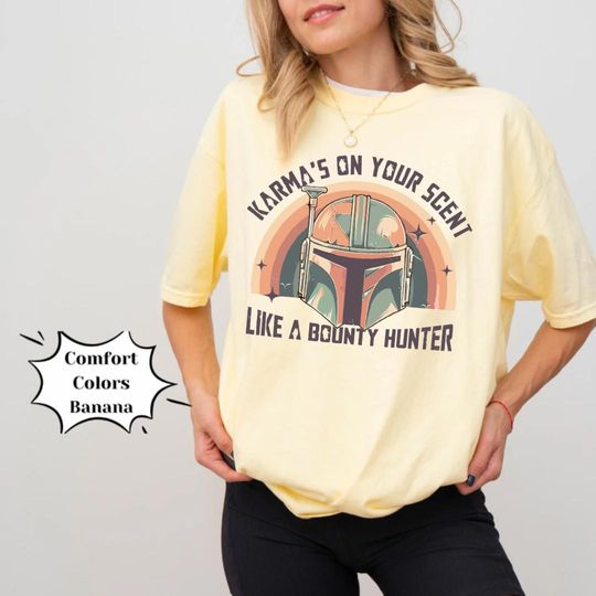 Discover Space Wars Karma Bounty Hunter Unique Theme Park Shirt, Magical Theme Park Shirt, Adult Theme Park Vacation Shirt