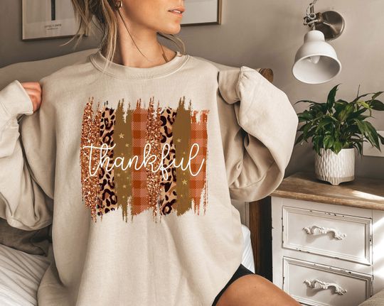 Discover Thankful Shirt, Thanksgiving Sweatshirt for Women, Thankful Sweatshirt,Thankful Hoodie