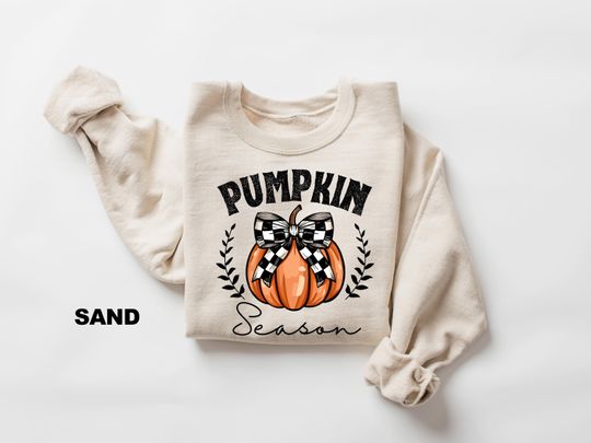 Discover Pumpkin Season Sweatshirt, Fall Sweatshirt, Pumpkin Sweatshirt, Happy Thanksgiving Shirt