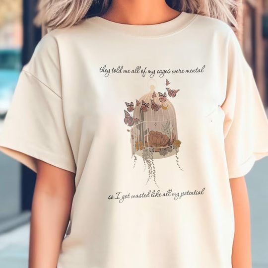 Discover This Is Me Trying Lyric T-Shirt, Taylor Inspired Shirt, Subtle Swift Merch, Emotional Song Quote Shirt, Mental Health Awareness