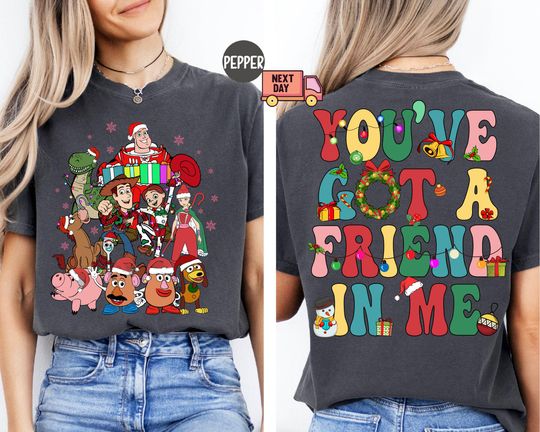 Discover Toy Story Christmas Shirt, Disney Family Christmas Party, You've Got A Friend In Me, Disney Group Christmas Shirt