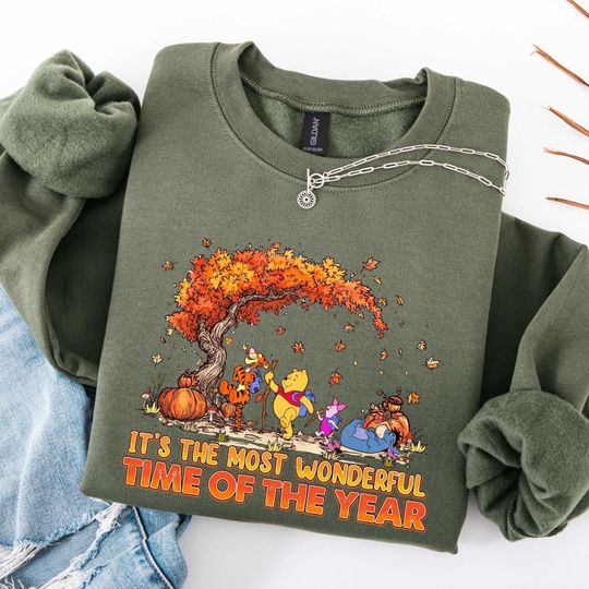 Discover It Is Most Wonderful Time Of The Year Sweatshirt, Fall Sweatshirt Thanksgiving Sweatshirt