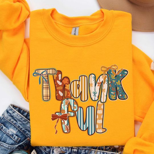 Discover Thankful Shirt, Women's Fall Shirt, Thankful Grateful Sweatshirt
