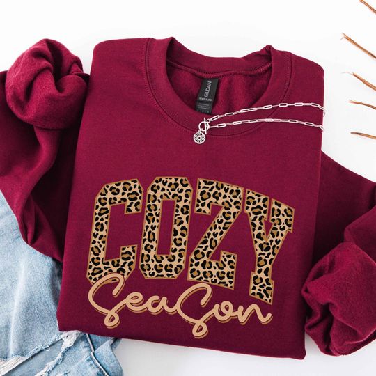 Discover Cozy Season Sweatshirt, Retro Fall Sweatshirt, Get Cozy Sweatshirt, Womens Fall Sweaters