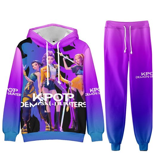 Cosplay Demon Hunters Hoodie Jogger