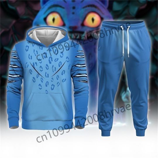 Derpy Tiger Hooded Joggers