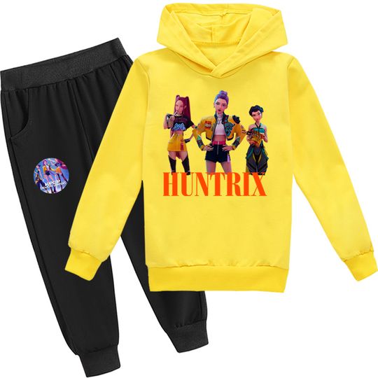 Kpop Demon Hunters Kawaii Hoodie Jogger