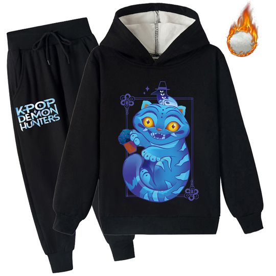 Kpop Demon Hunters Kawaii Hoodie Jogger