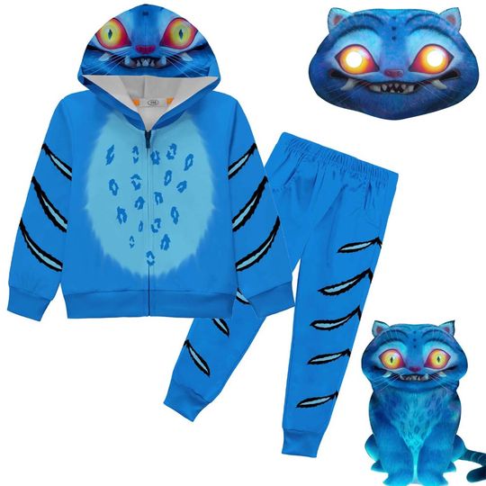 Kpop Demon Hunters Tiger Cosplay Hoodie Jogger