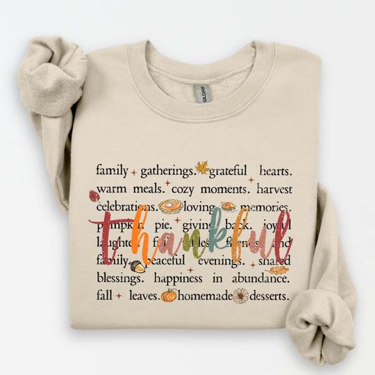 Discover Thankful Sweatshirt, Thankful Shirt, Womens Thanksgiving Sweatshirt