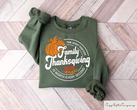 Discover Thanksgiving Family Sweatshirt, Family Thanksgiving Matching Outfit