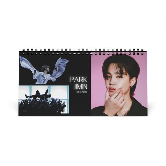 JIMIN BTS Desk Calendar 2026; Bts Calendar; Jimin Calendar; Bts Gift; Kpop Bts Gift
