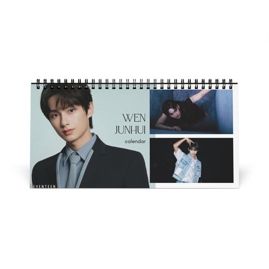 Discover SEVENTEEN JUN Desk Calendar 2026; SEVENTEEN Calendar; Jun Calendar; Seventeen Gift; Kpop Gift