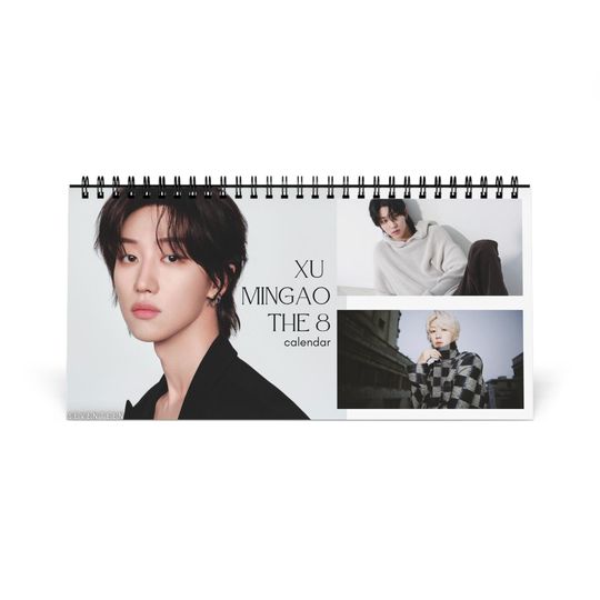 Discover SEVENTEEN THE8 MINGHAO Desk Calendar 2026; SEVENTEEN Calendar; The8 Calendar; Minghao Calendar; Seventeen Gift; Kpop Gift
