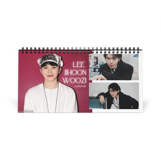 Discover SEVENTEEN WOOZI Desk Calendar 2026; SEVENTEEN Calendar; Woozi Calendar; Seventeen Gift; Kpop Gift