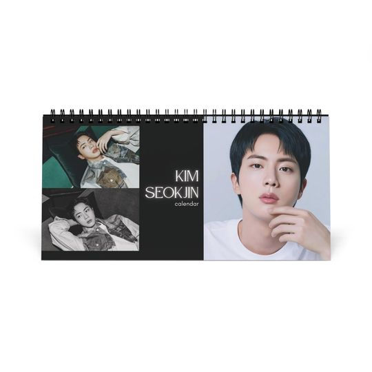 JIN BTS Desk Calendar 2026; Bts Calendar; Jin Calendar; Bts Gift; Kpop Bts Gift; Army; Kpop