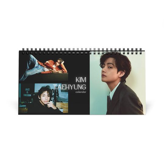 TAEHYUNG V BTS Desk Calendar 2026; Bts Calendar; Taehyung V Calendar; Bts Gift; Kpop Bts Gift; Army