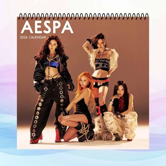 Discover Aespa 2026 Calendar, Kpop Girl Group Wall Calendar, Aesthetic Photo Poster