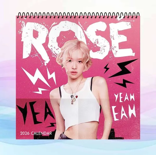 Rosé 2026 Calendar, Kpop Idol Wall Calendar, Blackpink Art Poster, Fan Gift