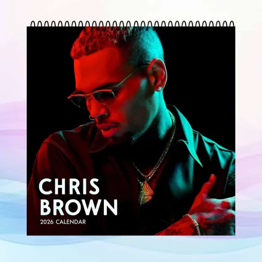 Discover Chris Brown 2026 Calendar, RnB Music Wall Calendar, Stylish Art Poster, Fan Gift