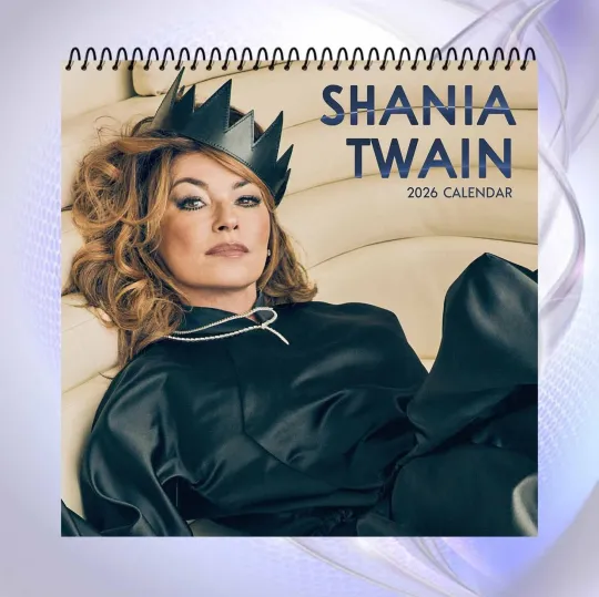 Discover Shania Twain 2026 Calendar, Country Pop Wall Calendar, Music Legend Poster