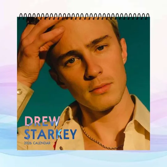 Drew Starkey 2026 Calendar, Actor Wall Calendar, Celebrity Art Poster, Fan Gift