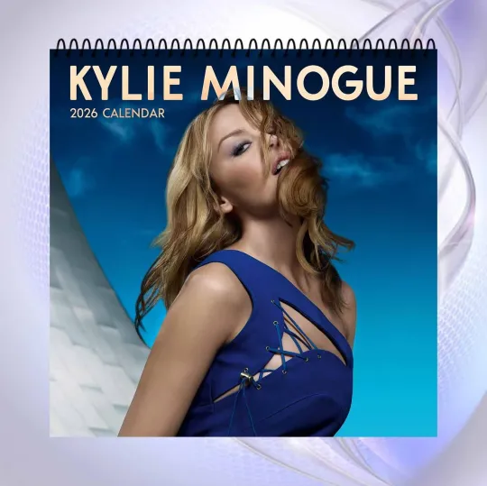 Discover Kylie Minogue 2026 Calendar, Pop Diva Wall Calendar, Glam Music Art Poster